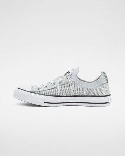 Converse Galactic Nuclei Chuck Taylor All Star Shoreline Knit Női Slip On Fehér/Fekete/Platina | OSW